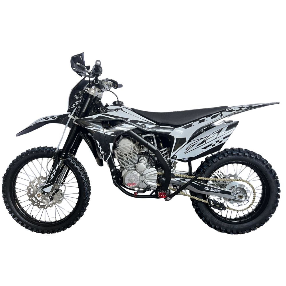 Кроссовый мотоцикл BSE Z5L White Black