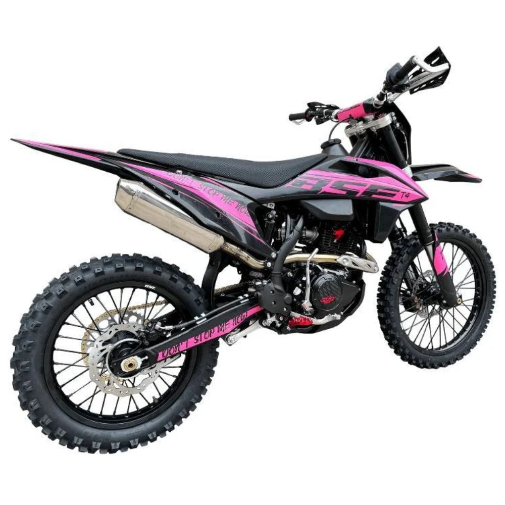 Кроссовый мотоцикл BSE T4 Pink