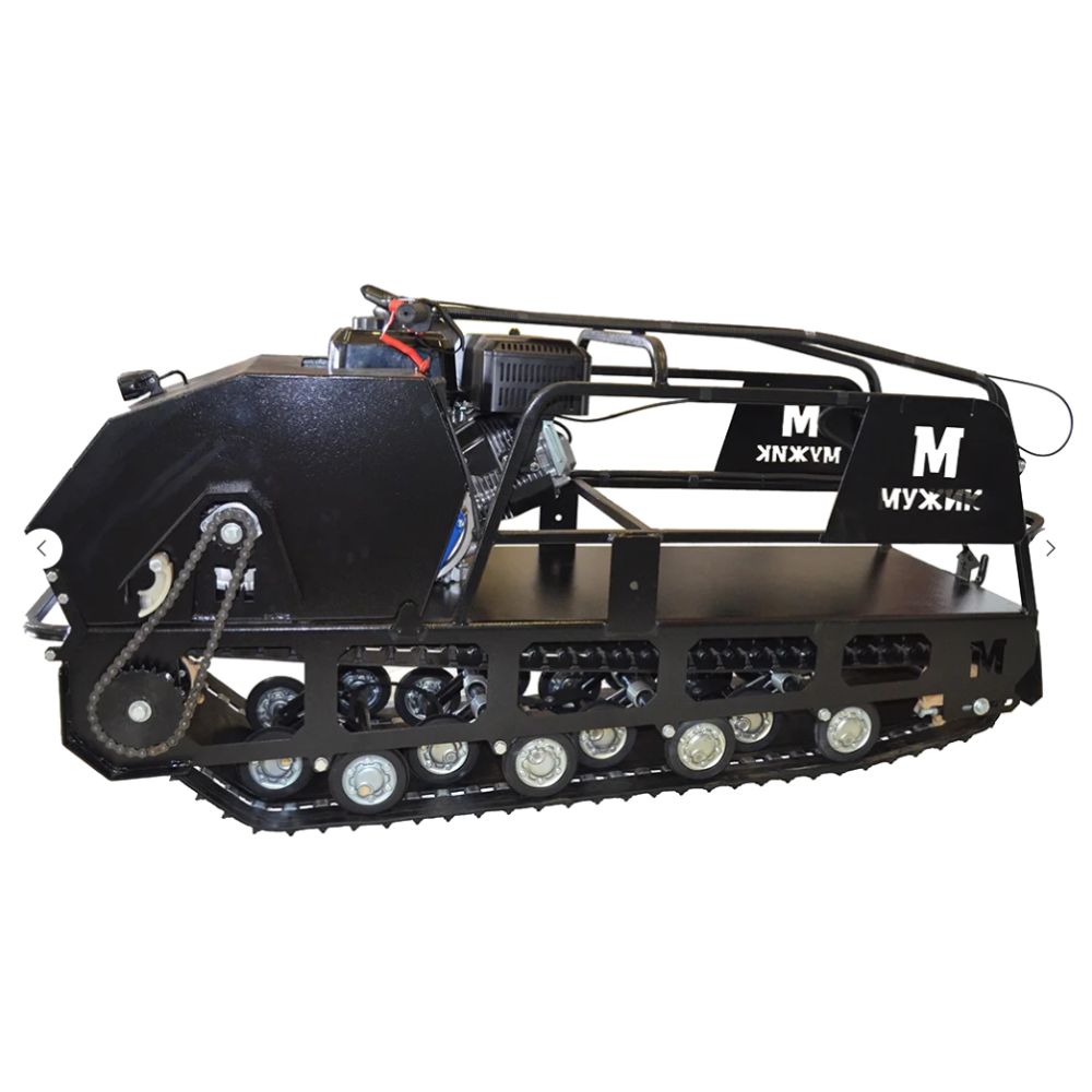 Мотобуксировщик Мужик м500 (лонг) 15 л.с.