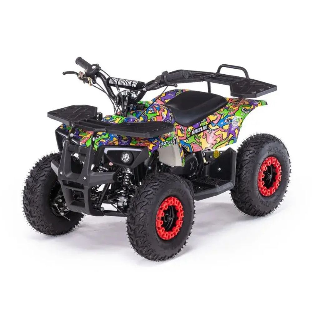 Детский бензиновый квадроцикл MOTAX GRIZLIK MINI ES BW