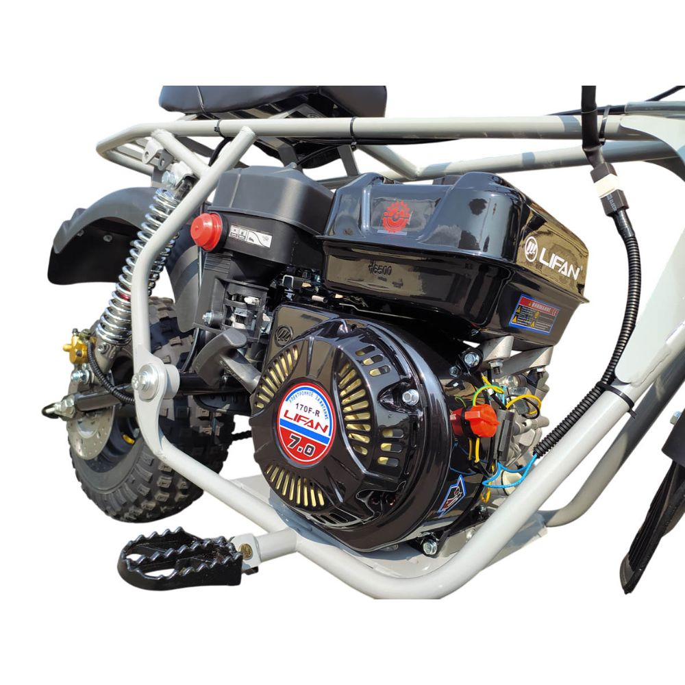 Мотоцикл СКАУТ СПАРК 3 - 7 (передняя и задняя подвеска, 7 л.с. РЕДУКТОР с автоматическим сцеплением)