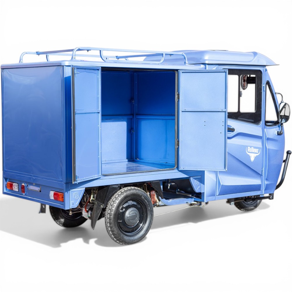 Грузовой электротрицикл Rutrike КАРГО Кабина Дуал обогрев 1500 60V1000W