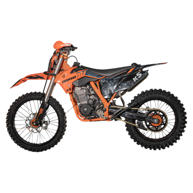 Кроссовый мотоцикл Zuumav K5 CB300F 21/18 оранжевый