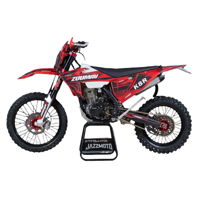 Кроссовый мотоцикл Zuumav K8R YBH300 21/18 красный