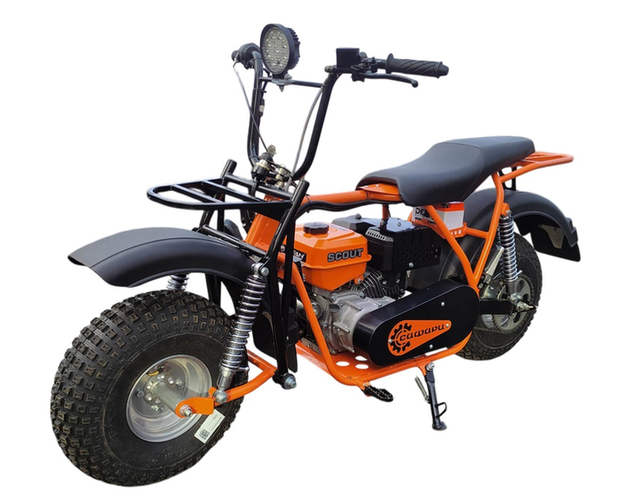 Мотоцикл СПРИНТ 8R-LE-8" на редукторе, колеса 8” (20х7-8’’), LIFAN KP230ER, фара, электростартер