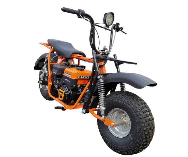 Мотоцикл СПРИНТ 8R-LE-8" на редукторе, колеса 8” (20х7-8’’), LIFAN KP230ER, фара, электростартер