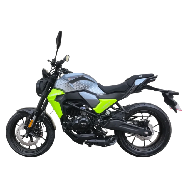 Мотоцикл SPRMOTORS STREET LITE 125cc серый/зелёный
