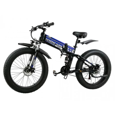 Электровелосипед HIPER KEMONO KUMA BX695 (R26FAT 500W 48V) складной, алюм, 7скор